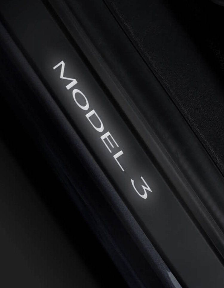 • Model 3 Illuminated Door Sills